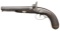 LIEGE PERCUSSION 2-BARREL HOWDAH PISTOL.