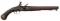 UNMARKED EUROPEAN FLINTLOCK PISTOL.