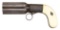 BELGIAN HAMMERLESS PEPPERBOX PISTOL WITH IVORY