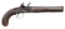 LACY & CO BRITISH FLINTLOCK PISTOL.