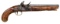STEATHAM FLINTLOCK PISTOL.