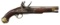 EARLY BRITISH FLINTLOCK HORSE PISTOL.