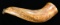 18th CENTURY CARVED AMERICAN POWDER HORN.