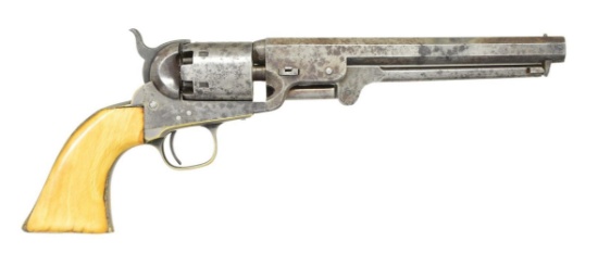 IDENTIFIED COLT 1851 4TH MODEL REVOLVER.