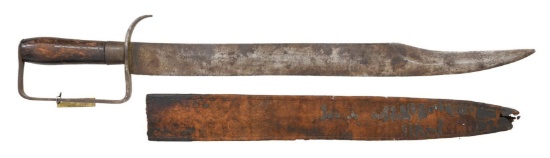 CONFEDERATE GEORGIA ARMORY D-GUARD BOWIE.