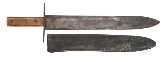 LARGE CONFEDERATE BOWIE MADE BY AFRICAN AMERICAN