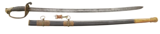 CONFEDERATE FOOT OFFICER’S SWORD BY BURGER