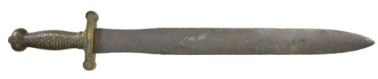CONFEDERATE FOOT ARTILLERY SWORD, “CNW” ON CROSS