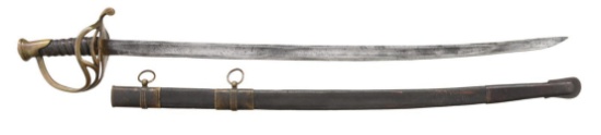 CONFEDERATE FOOT OFFICER’S SWORD.