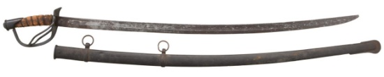 CONFEDERATE DOG RIVER CAVALRY SABER.