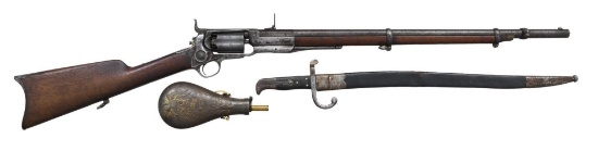 RARE LONDON COLT MODEL 1855 REVOLVING MILITARY