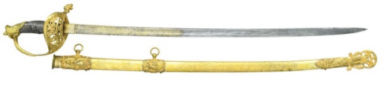 EXTRAORDINARY PRESENTATION GRADE M1850 STYLE STAFF