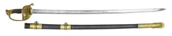 HIGH GRADE US M1850 STAFF & FIELD OFFICER’S SWORD