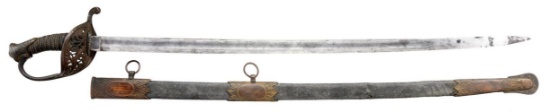 CIVIL WAR PRESENTATION OFFICER SWORD “LT. JOHN