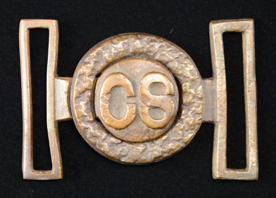 CONFEDERATE 2-PIECE INTERLOCKING CS BUCKLE BY