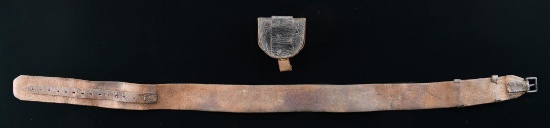 CONFEDERATE GENERAL SERVICE ROLLER BUCKLE BELT