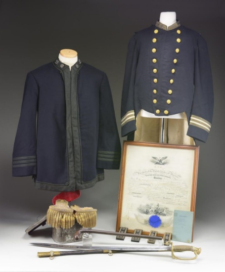 HISTORIC NAVAL LOT BELONGING TO PAYMASTER JOHN H.