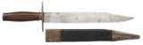 FINE LARGE CLASSIC CONFEDERATE SIDE KNIFE,