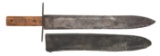 LARGE CONFEDERATE BOWIE MADE BY AFRICAN AMERICAN