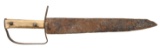 MID-19th CENTURY D-GUARD BOWIE KNIFE.