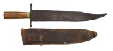 FINE MASSIVE ANTEBELLUM AMERICAN CLIP POINT BOWIE