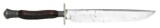 MID-19th CENTURY ENGLISH BOWIE KNIFE.