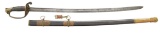 CONFEDERATE FOOT OFFICER’S SWORD BY BURGER