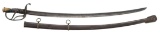 CONFEDERATE CAVALRY SABER COCKED POMMEL VARIANT.
