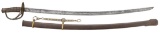 CONFEDERATE DOG RIVER CAVALRY SABER.
