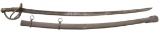 CONFEDERATE DOG RIVER OR HAIMAN CAVALRY SABER.