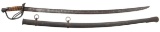 CONFEDERATE DOG RIVER CAVALRY SABER.