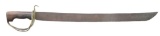 RARE CONFEDERATE NAVAL CUTLASS ASSOCIATED WITH CSS