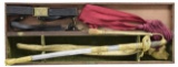 CASED HIGH GRADE PRESENTATION M1850 STAFF & FIELD