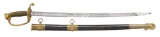 HIGH GRADE US M1852 NAVAL OFFICER’S SWORD