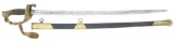 INSCRIBED CIVIL WAR 1850 FOOT OFFICER SWORD “LT.