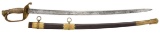 HIGH GRADE US M1850 STYLE FOOT OFFICER’S SWORD BY