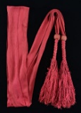 CONFEDERATE OFFICER SASH OF LT. RUSSELL CAPLES,