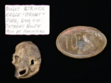 PAIR OF CIVIL WAR BATTLEFIELD BULLET STRUCK