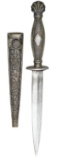 AN EXQUISITE SILVER PLATED DIRK OF THE FEDERAL