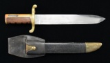 FINE 1864 DATED DAHLGREN BOWIE BAYONET & SHEATH