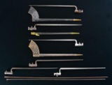6 SOCKET BAYONETS & 2 RAMRODS.