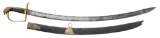 CIRCA 1825-1840 EAGLE HEAD OFFICER’S SABER.