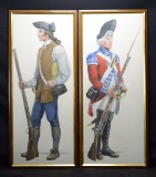 2 LARGE WATERCOLOR PAINTINGS BY THE RENOWNED NEW