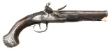 FANCY PR OF SILVER MOUNTED FRENCH FLINTLOCK