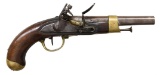 ST ETIENNE MODEL XIII FLINTLOCK CAVALRY PISTOL.