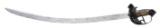 FASCINATING BRITISH MORTUARY HILT SABER.
