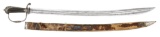 MID-18th CENTURY ENGLISH SILVER HILTED HUNTING