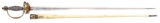A LOUIS XV HIGH GRADE FRENCH SMALLSWORD WITH