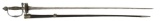 MID-18th CENTURY FRENCH SILVER HILTED SMALLSWORD.