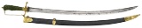 18th CENTURY EUROPEAN HUNTING SWORD OR CUTTOE.